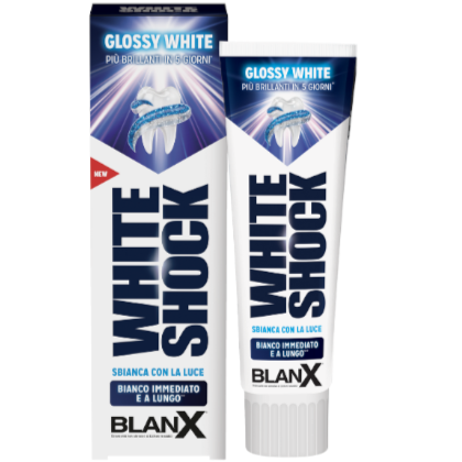 Blanx Dentifricio White Shock Glossy White 75 ml