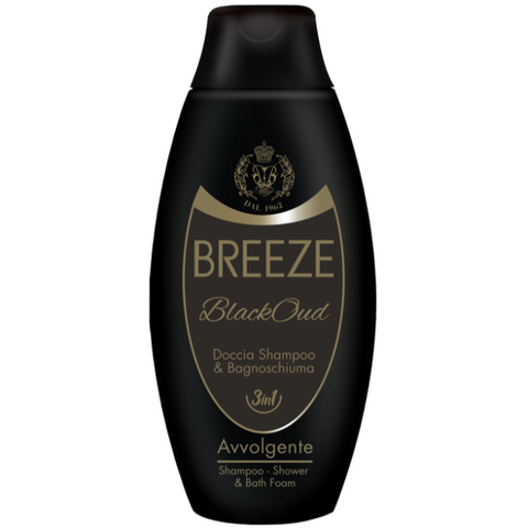 Breeze Bagnoschiuma Doccia Shampoo Black Oud 3in1 400 ml