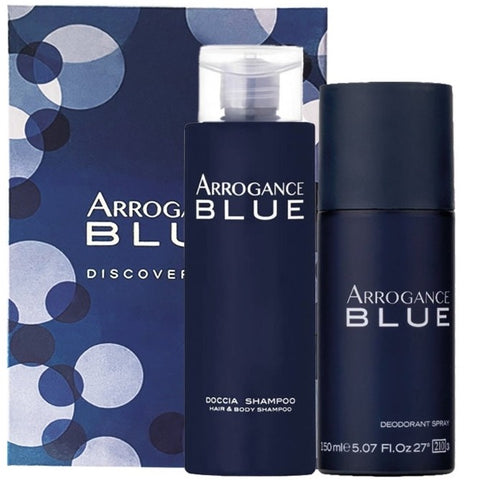 Arrogance Blue Cofanetto Doccia Shampoo 200 ml+Deodorante 150 ml