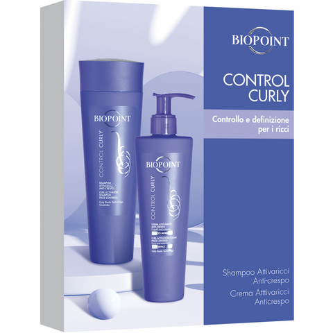 Biopoint Cofanetto Control Curly Shampoo+Crema Ricci