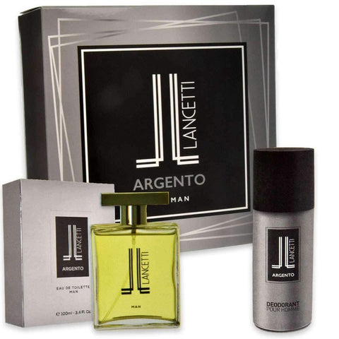 Lancetti Argento Men Cofanetto EDT 100 ml+Deodorante 150 ml