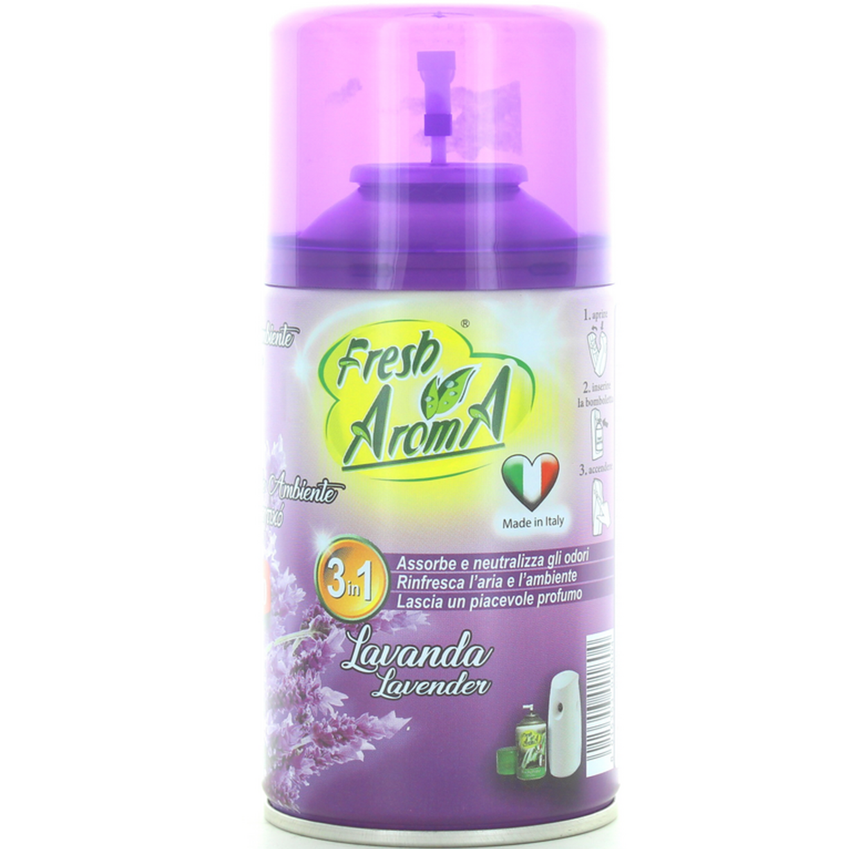 Fresh Aroma Spray Diffusore Ambiente Automatico Lavanda 250 ml