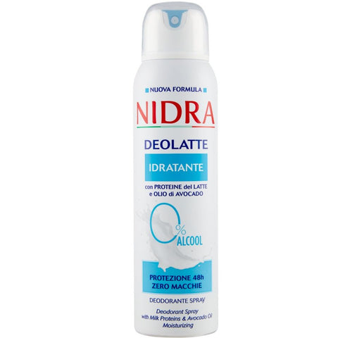 Nidra Deodorante Spray Deolatte Idratante 150 ml
