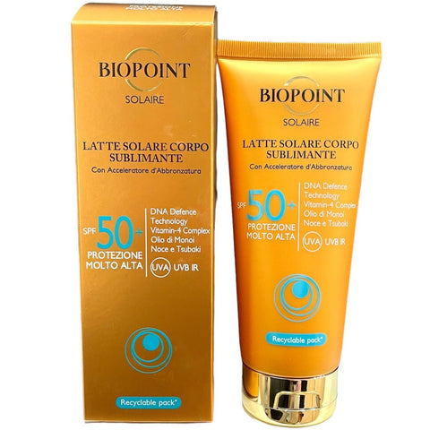Biopoint Latte Solare SPF50+ 200 ml