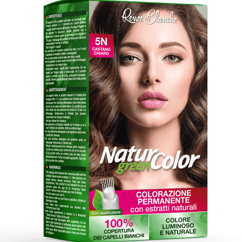 Renée Blanche Natur Green Color 5N- Castano Chiaro