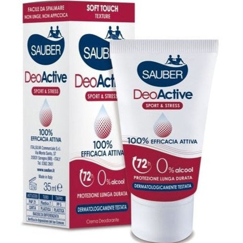 Sauber Deodorante Crema DeoActive Sport & Stress 30 ml