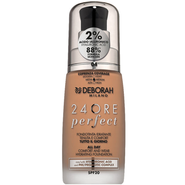 Deborah Milano Fondotinta Idratante 24Ore Perfect Acido Ialuronico 30 ml