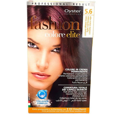Oyster Fashion Colore Elite 5.6- Castano Chiaro Rosso