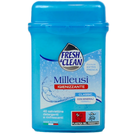 Fresh&Clean Salviette Milleusi Igienizzanti Classic