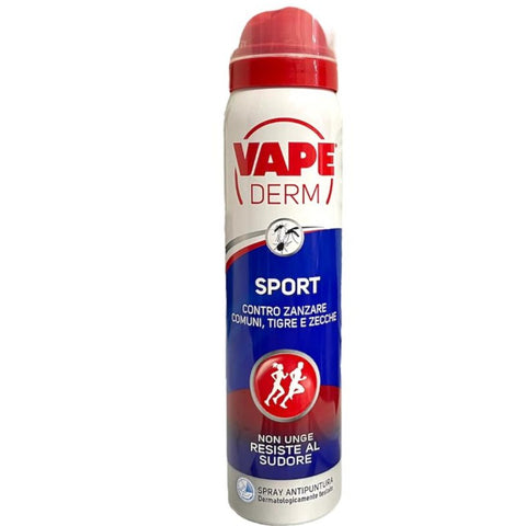 Vape Derm Spray Antipuntura Zanzare E Zecche Sport 100 ml