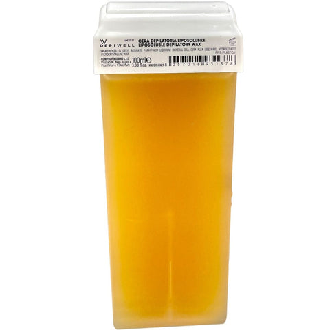 Depiwell Natürliches gelbes fettlösliches Roller-Enthaarungswachs 100 ml