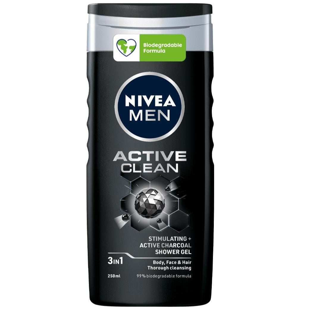 Nivea Men Doccia Shampoo Active Clean 250 ml