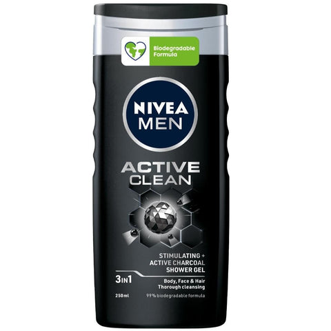 Nivea Men Doccia Shampoo Active Clean 250 ml