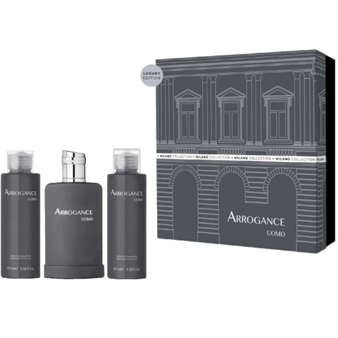 Arrogance Uomo Cofanetto EDT+Doccia Shampoo