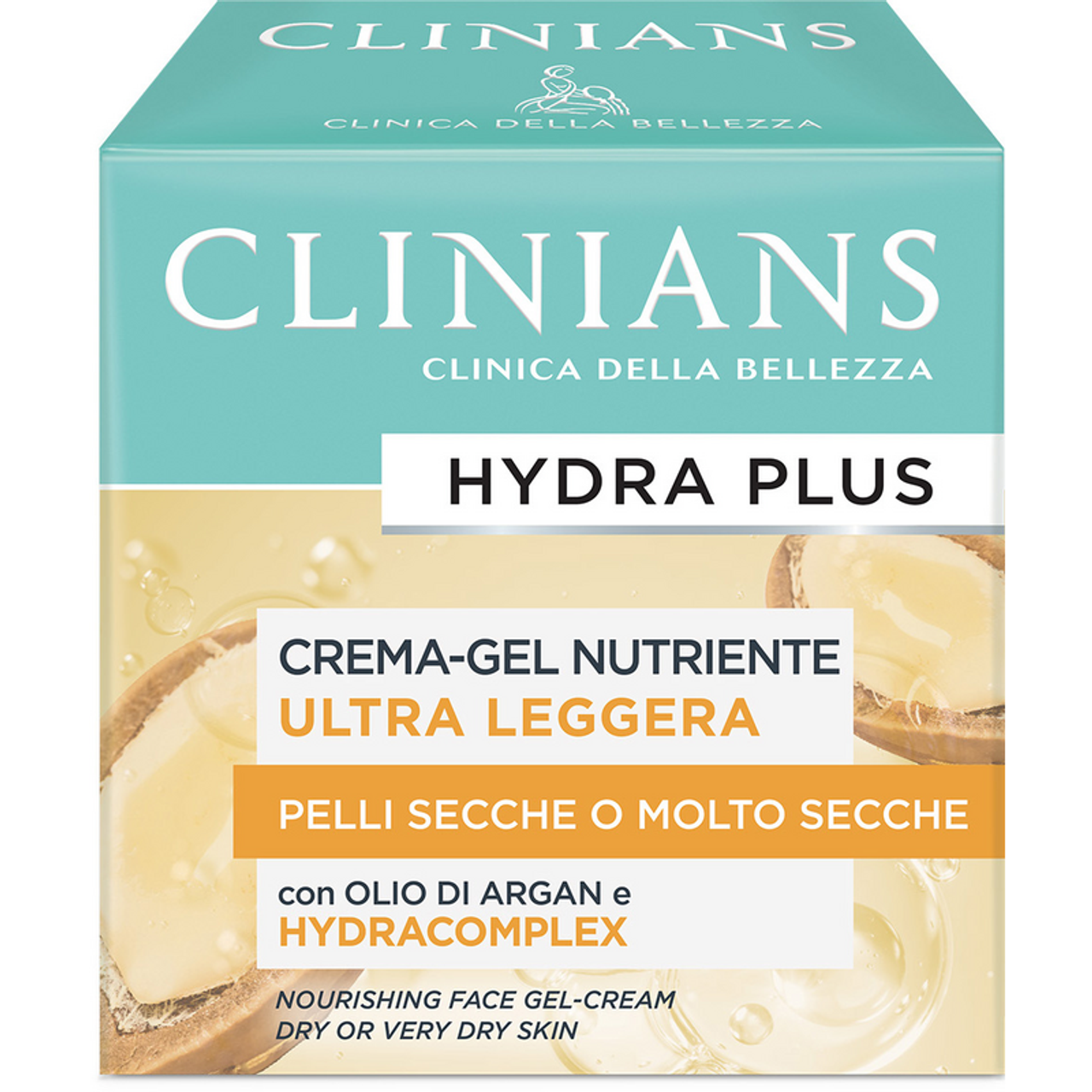 Clinians Crema Gel Viso Nutriente Ultra Leggera Pelli Secche 50 ml