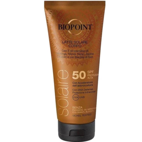 Biopoint Latte Solare 50 Acceleratore Abbronzatura 40 ml