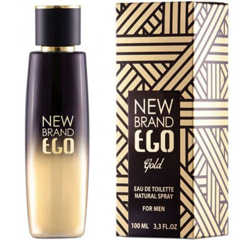New Brand Ego Gold For Men EDT 100 ml