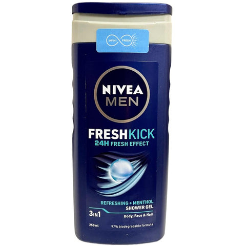 Nivea Men Doccia Shampoo Fresh Kick 250 ml