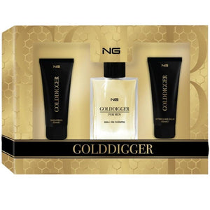 NG Golddigger Cofanetto EDT+Bagnoschiuma+Balsamo Dopobarba