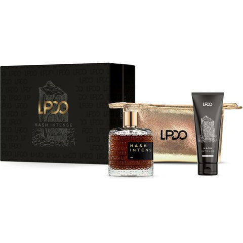 LPDO Hash Intense Cofanetto EDPI 100 ml+Bagnodoccia 100 ml+Pochette