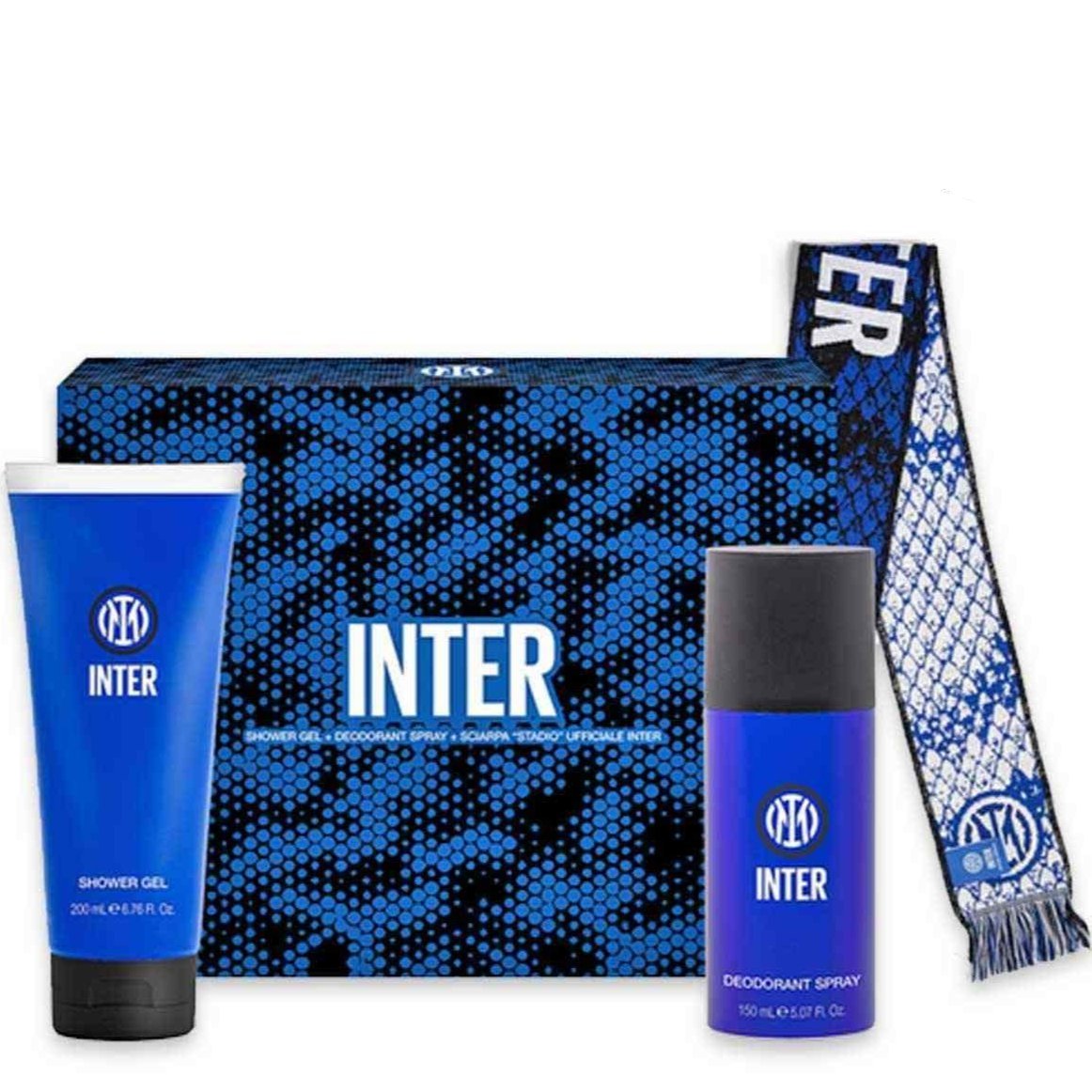 Inter Cofanetto Sciarpa+Bagnoschiuma+Deodorante