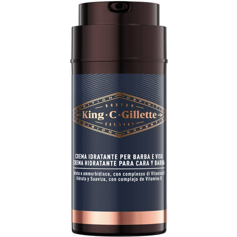 Gillette King C Crema Idratante Barba E Viso 100 ml