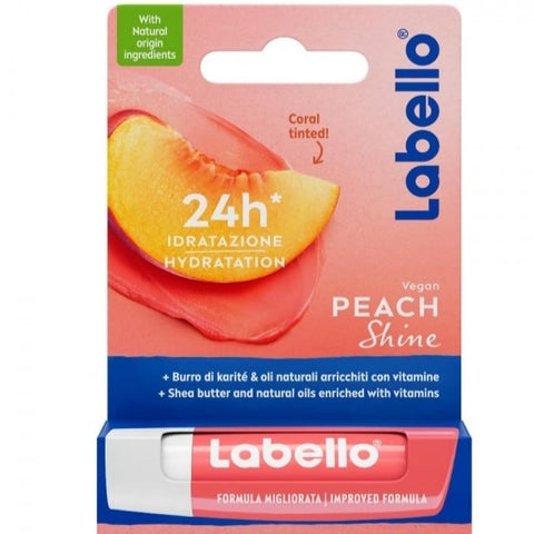 Labello Peach Shine Lip Balm 4,8 g