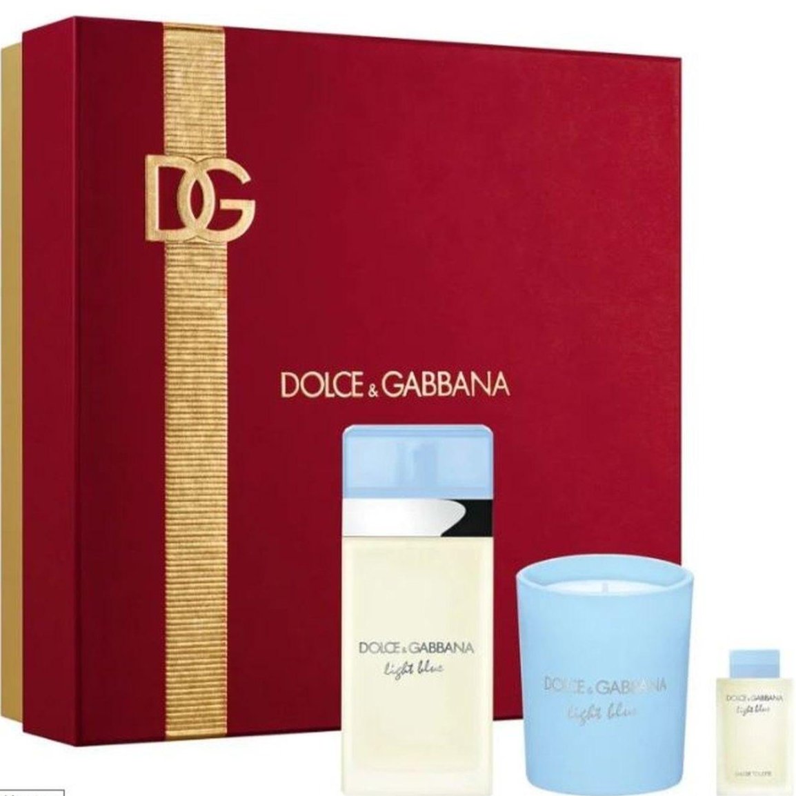 Dolce&Gabbana Light Blue Donna Cofanetto EDT+Candela+EDT Mini