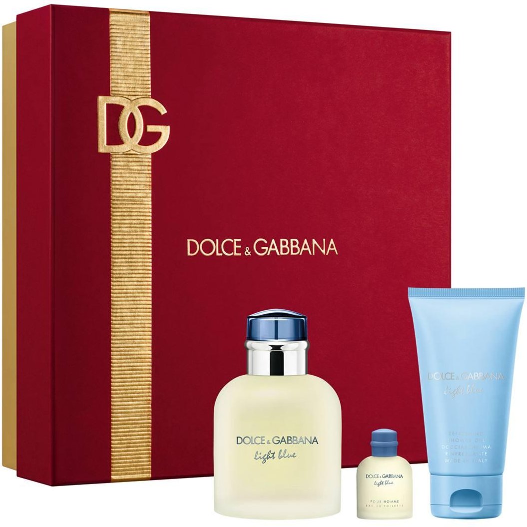 Dolce&Gabbana Light Blue Uomo Cofanetto EDT+Bagnoschiuma+EDT Mini