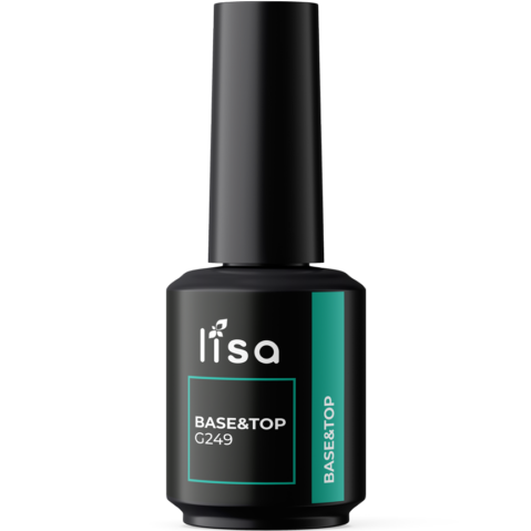 Semi-permanent nail polish Base+Top Lisa Nail System 15 ml