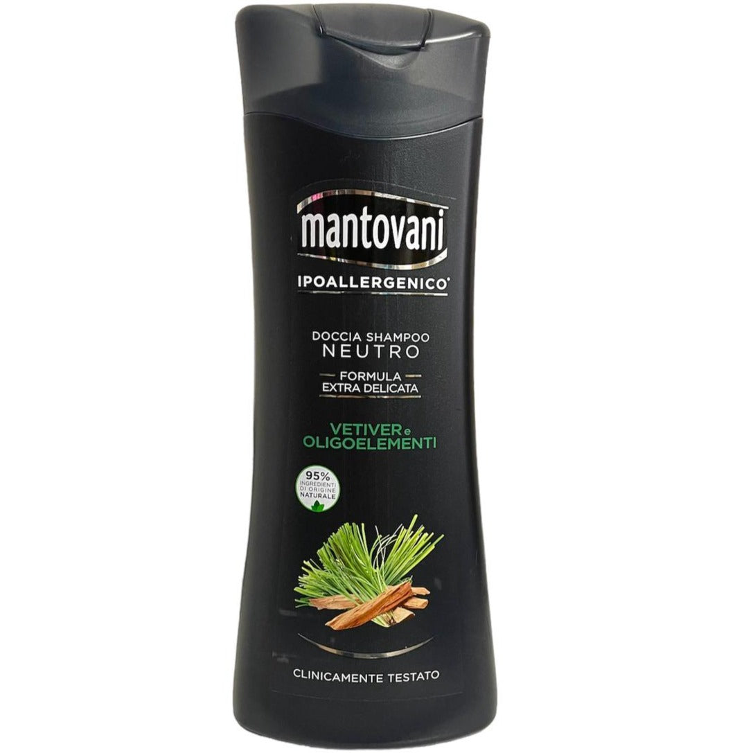 Mantovani Doccia Shampoo Neutro Vetiver E Oligoelementi 400 ml