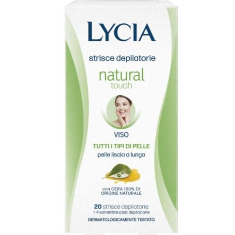 Lycia Strisce Depilatorie Viso Natural Touch 20 Stris