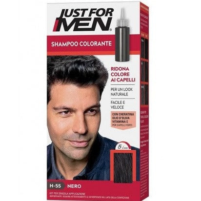 Just For Men Shampoo Colorante H-55- Nero