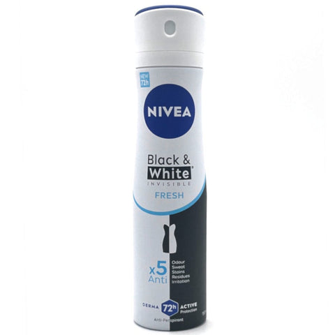Nivea Deodorante Spray Black & White Invisible Fresh 150 ml
