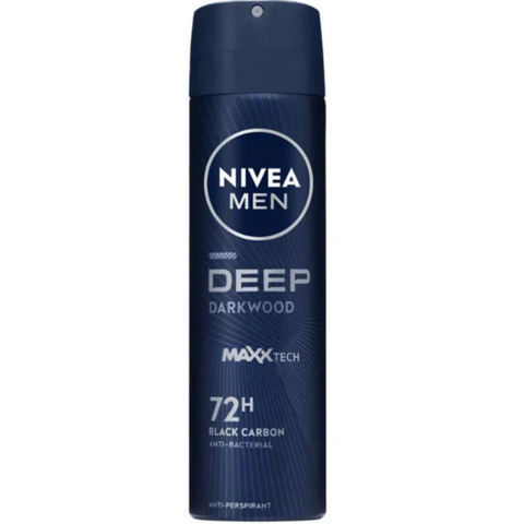 Nivea Men Deodorante Spray Deep Darkwood 150 ml