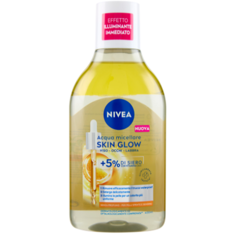 Nivea Acqua Micellare Bifase Skin Glow 400 ml