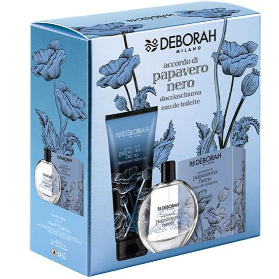 Deborah Milano Papavero Nero Cofanetto EDT 100 ml+Docciaschiuma 250 ml