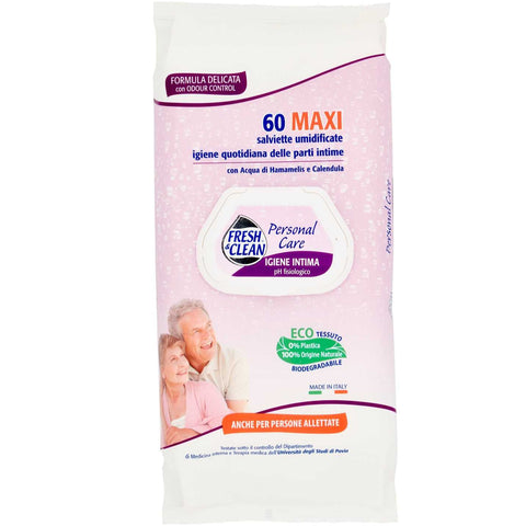 Fresh&Clean Salviette Corpo Maxi 60 Pezzi
