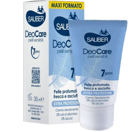 Sauber Deodorante Crema DeoCare Pelli Sensibili 30 ml