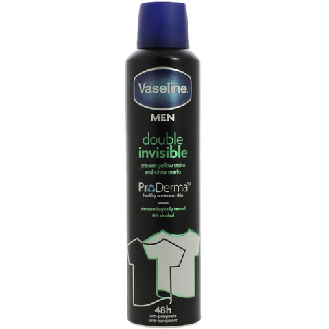 Vaseline Deodorante Spray Uomo Double Invisible 250 ml