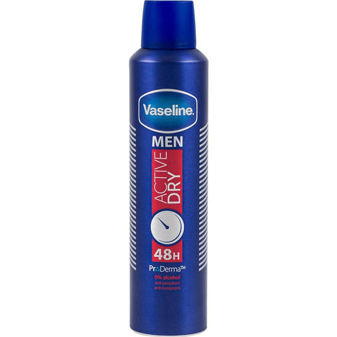 Vaseline Deodorante Spray Uomo Active Dry 250 ml