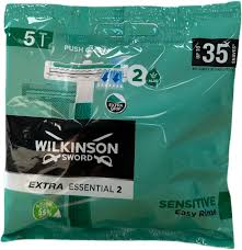 Wilkinson Rasoi 2 Lame Extra Essential 2 Sensitive 5 Pezzi