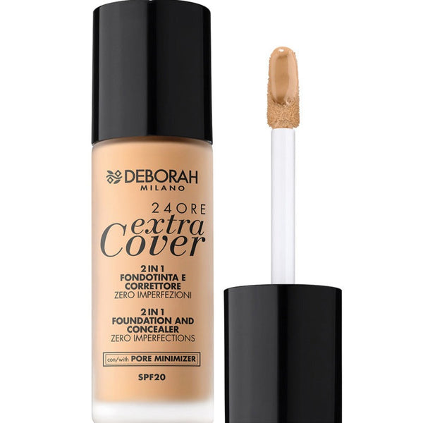 Foundation and Concealer 24 Hours Extra Cover Deborah Milano 30 ml