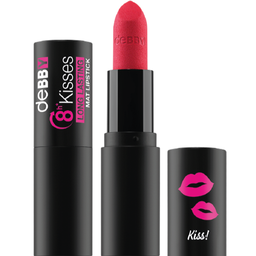 Lipstick Long Lasting 8H Kisses Mat Lipstick Debby