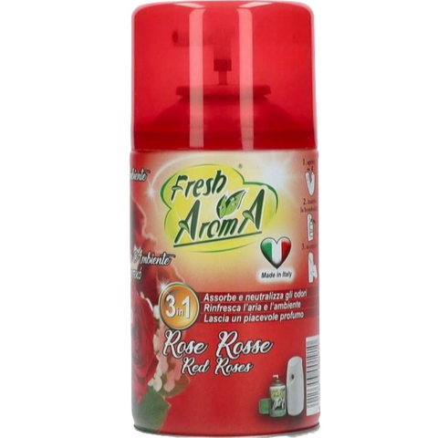 Fresh Aroma Spray Diffusore Ambiente Automatico Rose Rosse 250 ml
