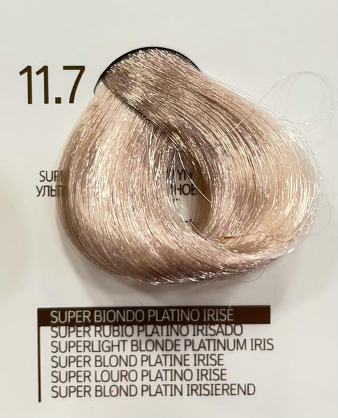 Color Lux Crema Colore Superschiarente 11.7-Super Biondo Platino Irisè