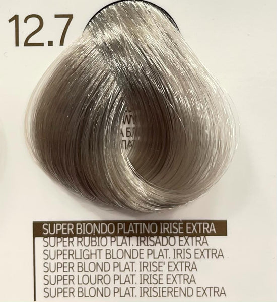 Color Lux Crema Colore Superschiarente 12.7-Super Biondo Platino Irisè Extra