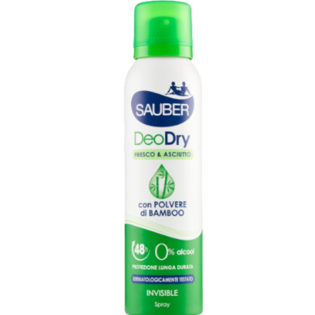 Sauber Deodorante Spray DeoDry Fresco & Asciutto 150 ml