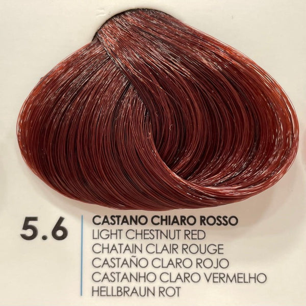 Fanola Creme Farbe 5.6-helles Kastanienrot
