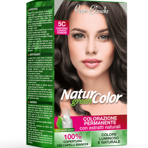 Renée Blanche Natur Green Color 5C- Castano Chiaro Cenere